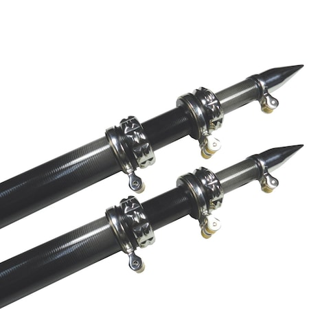 Taco Marine TACO 16FT Carbon Fiber Outrigger Poles - Pair - Black OT-3160CF